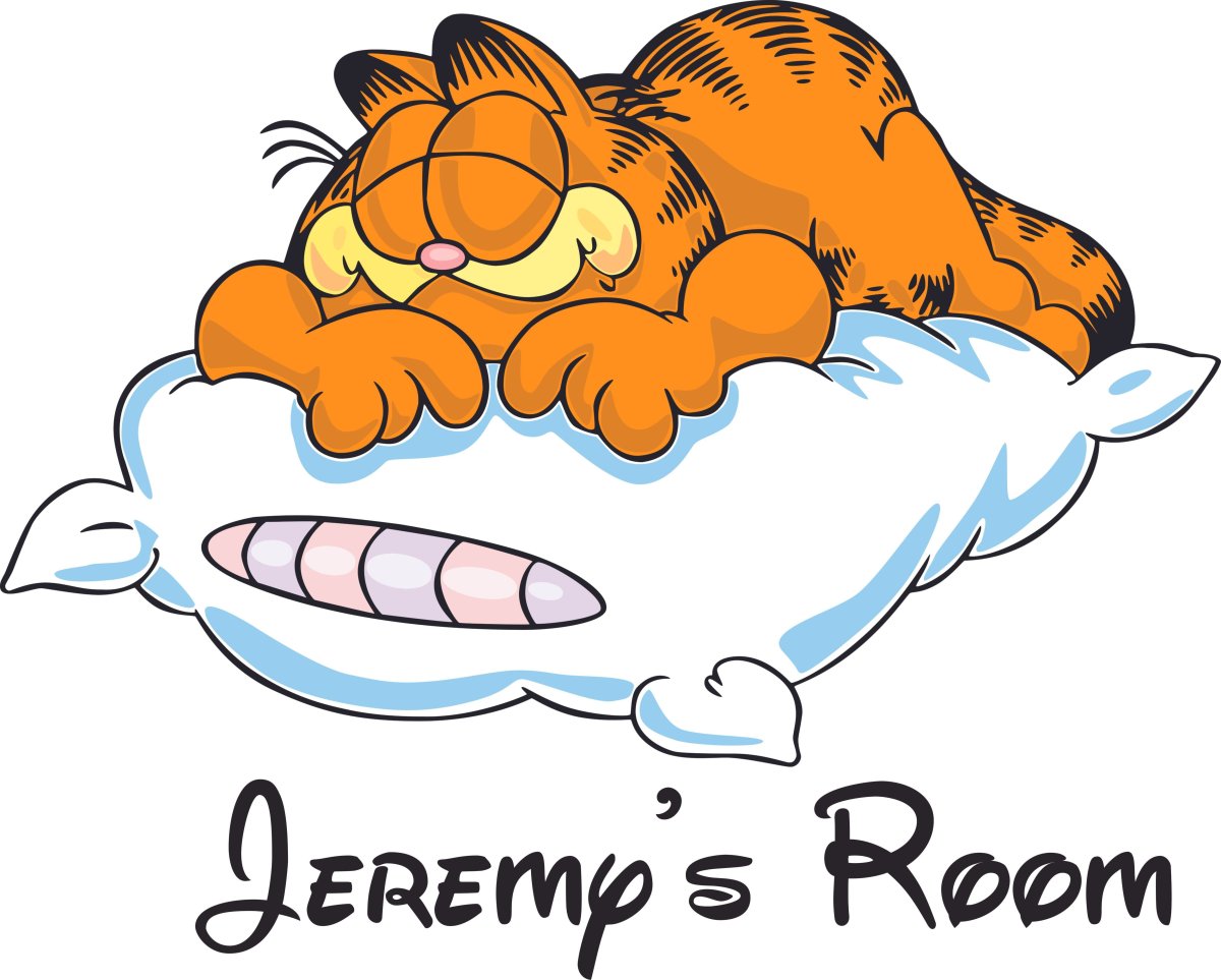 Гарфилд спит