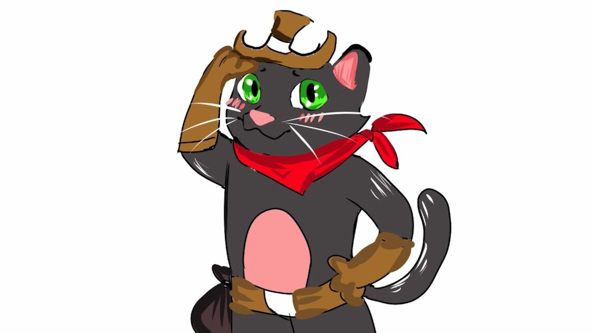 Мурка рисованная