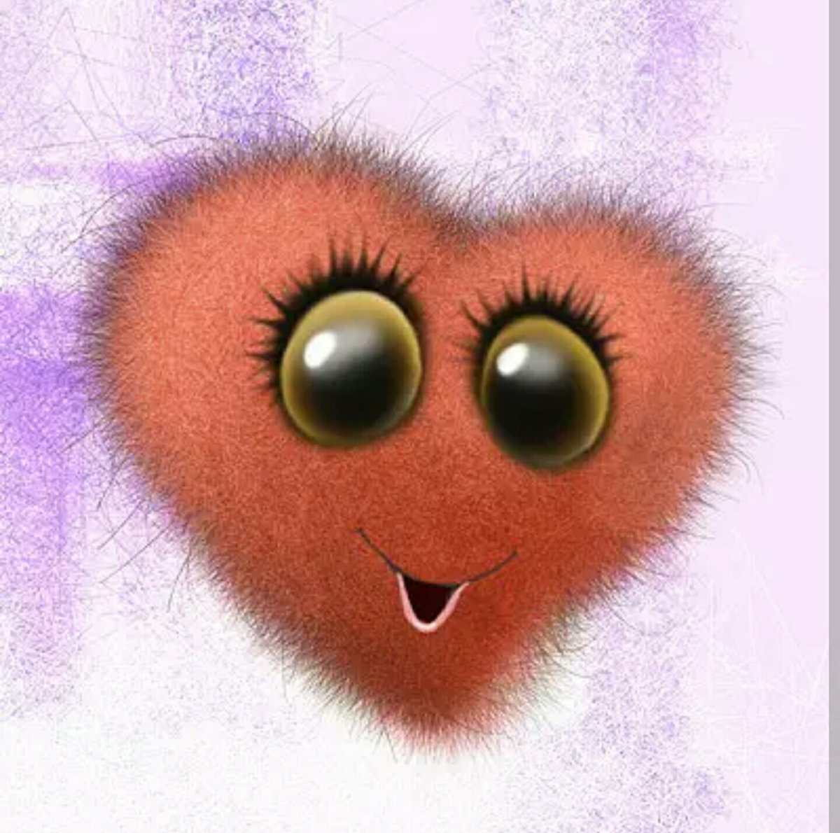 Пушистик с глазами