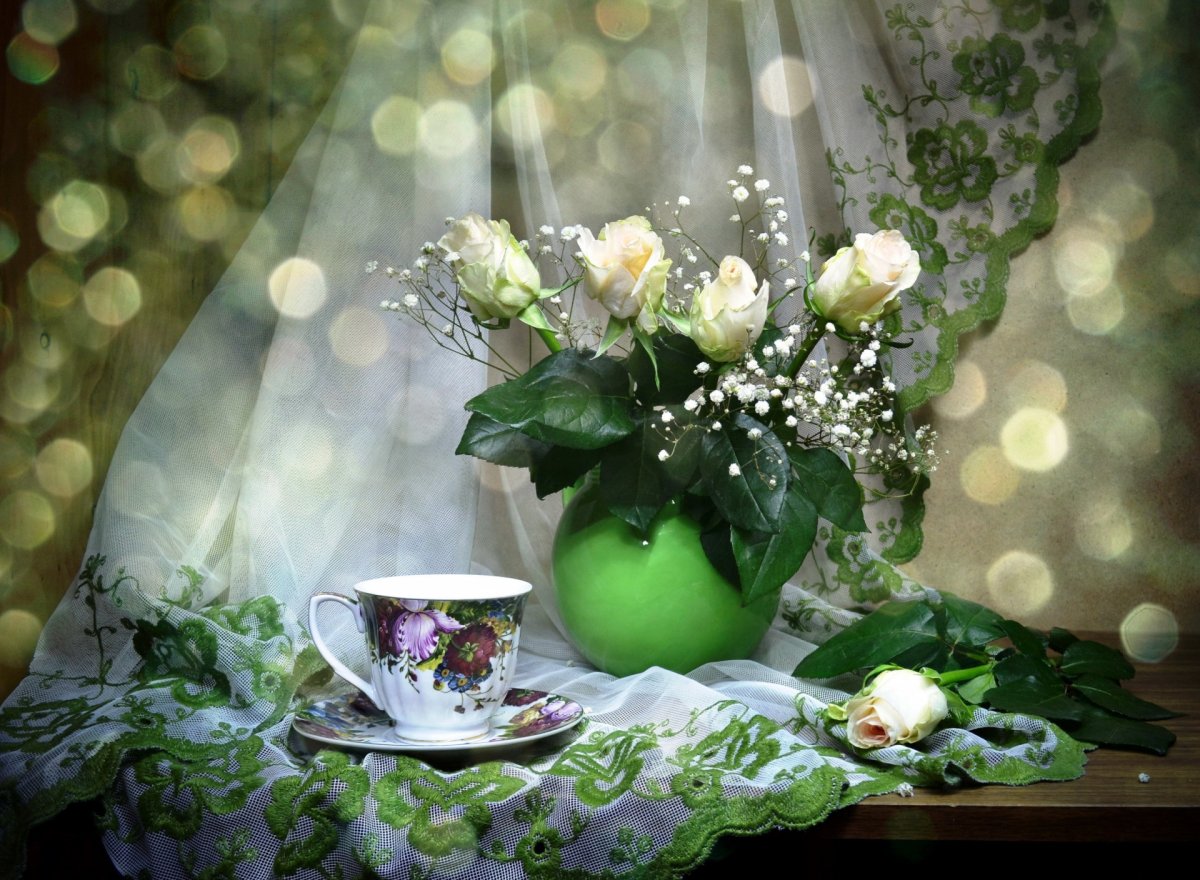 Весенний Вечерний натюрморт