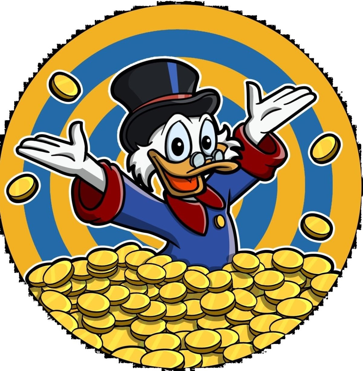 Скрудж макдак биткоин картина