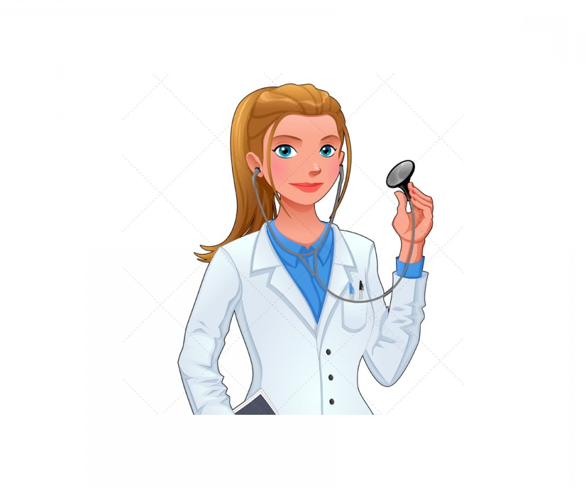 Врач женщина мульт