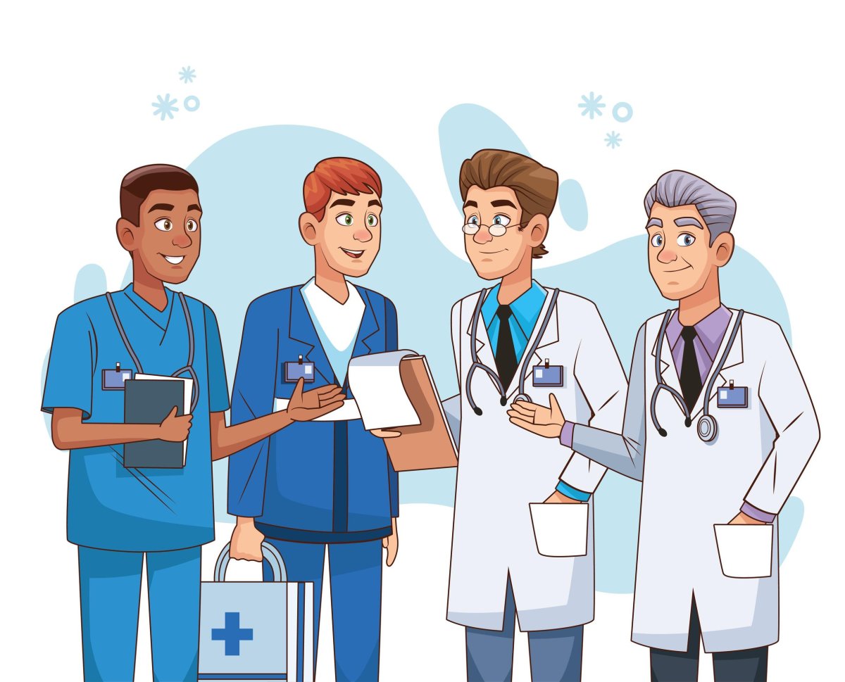 Врач рисунок