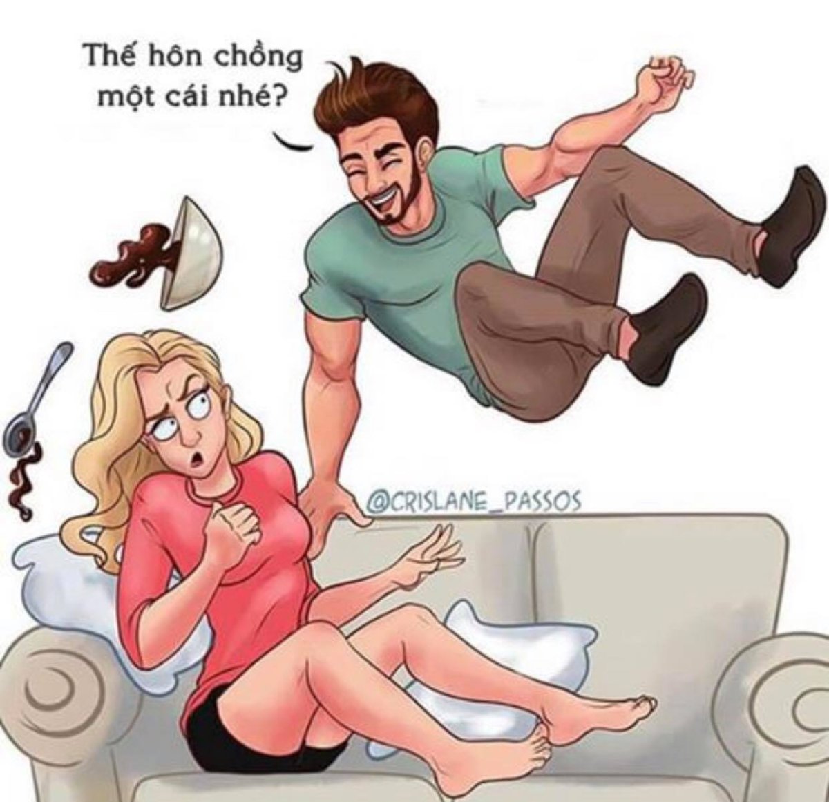 Комиксы мужчина и женщина