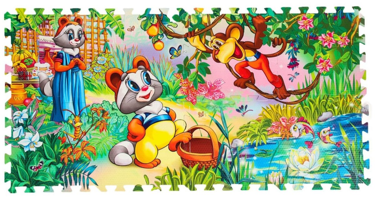 Пазл "крошка енот", 60 элементов