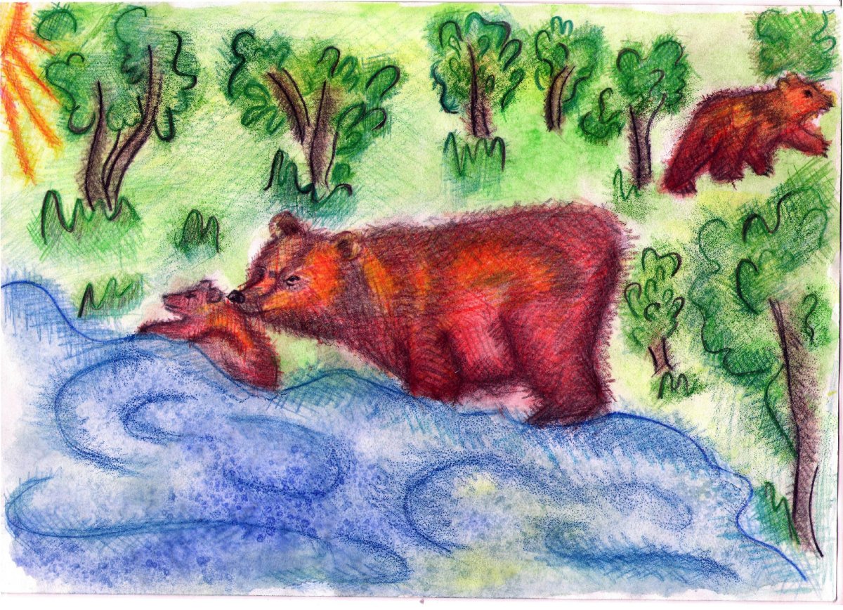 Илюстрацыя Пришвина "Лесной хозяин"