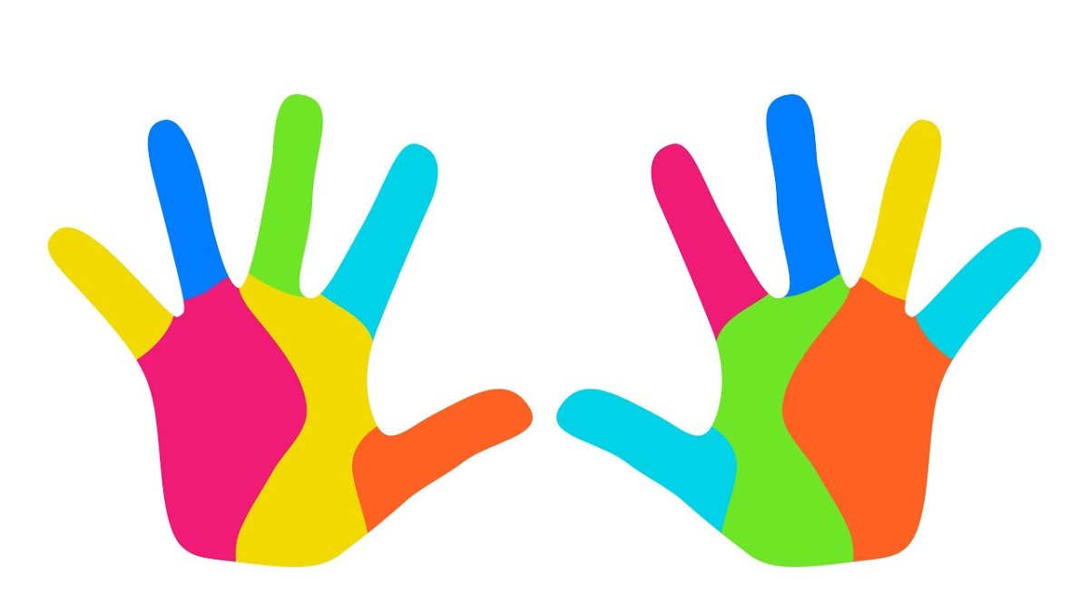 Разноцветные ладошки