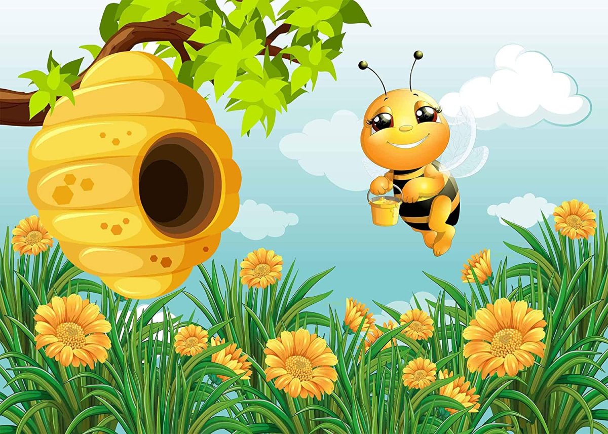 Наклейка Пчелка с ведром