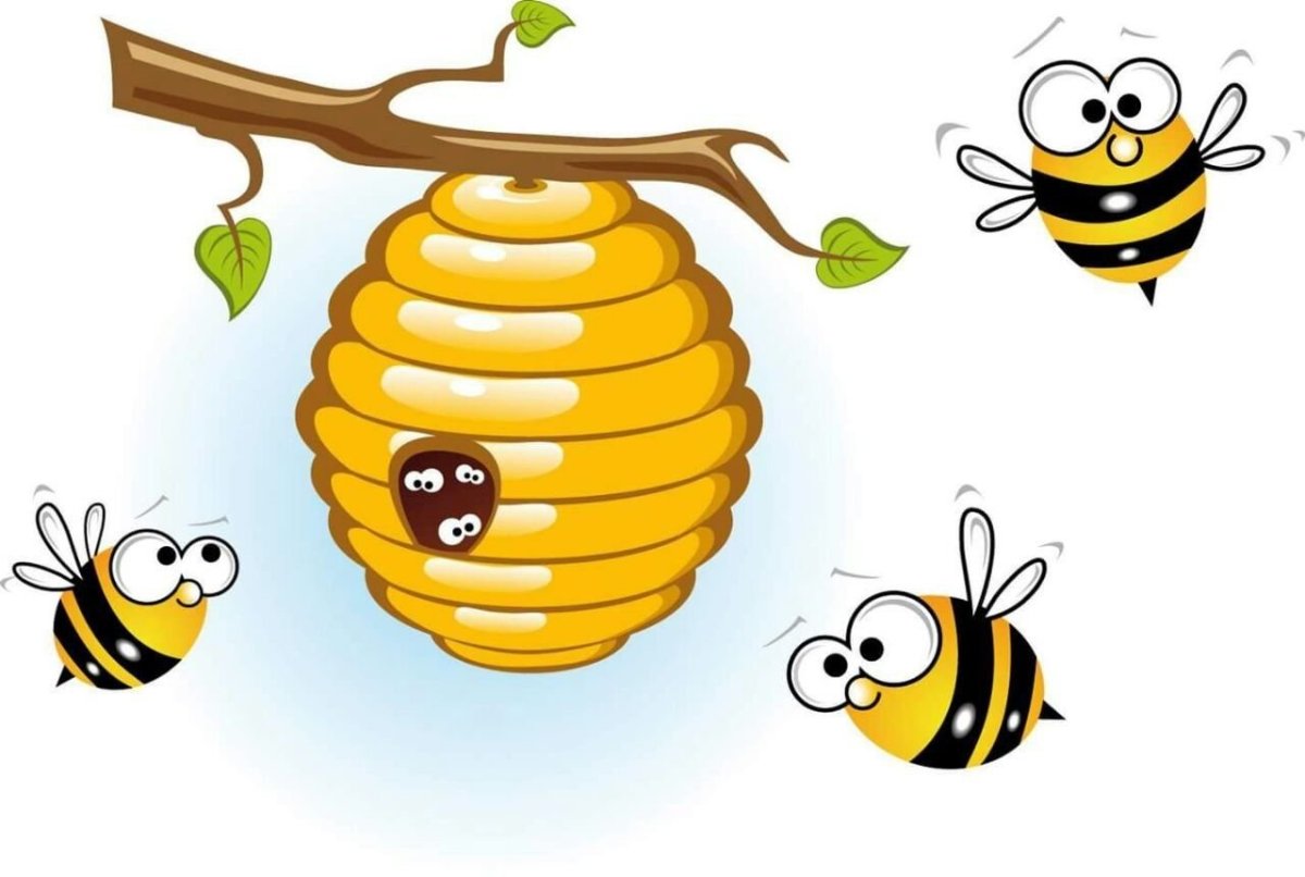 Пчела рисунок