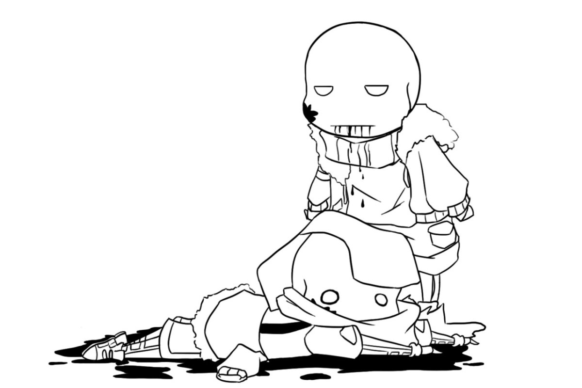 Раскраска Эррор Санса