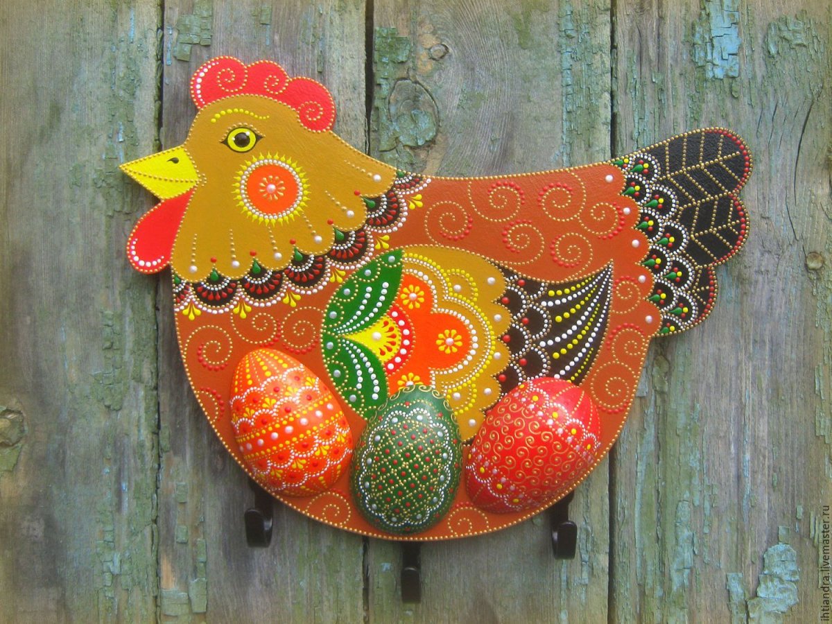 Пасхальная Курочка рисунок для детей