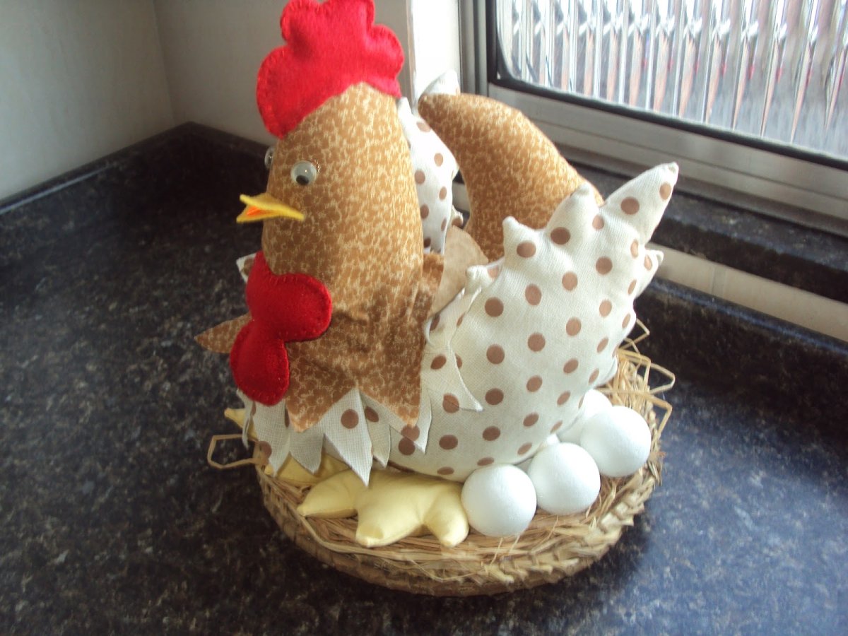 Пасхальная корзинка Курочка