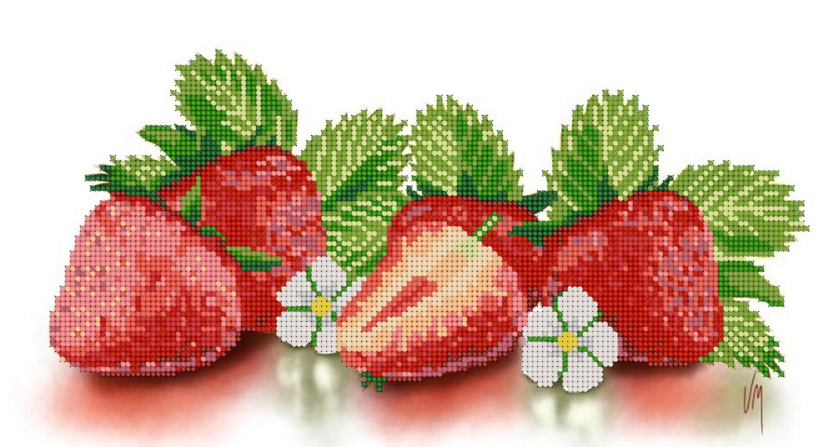 Клубника арт картинки