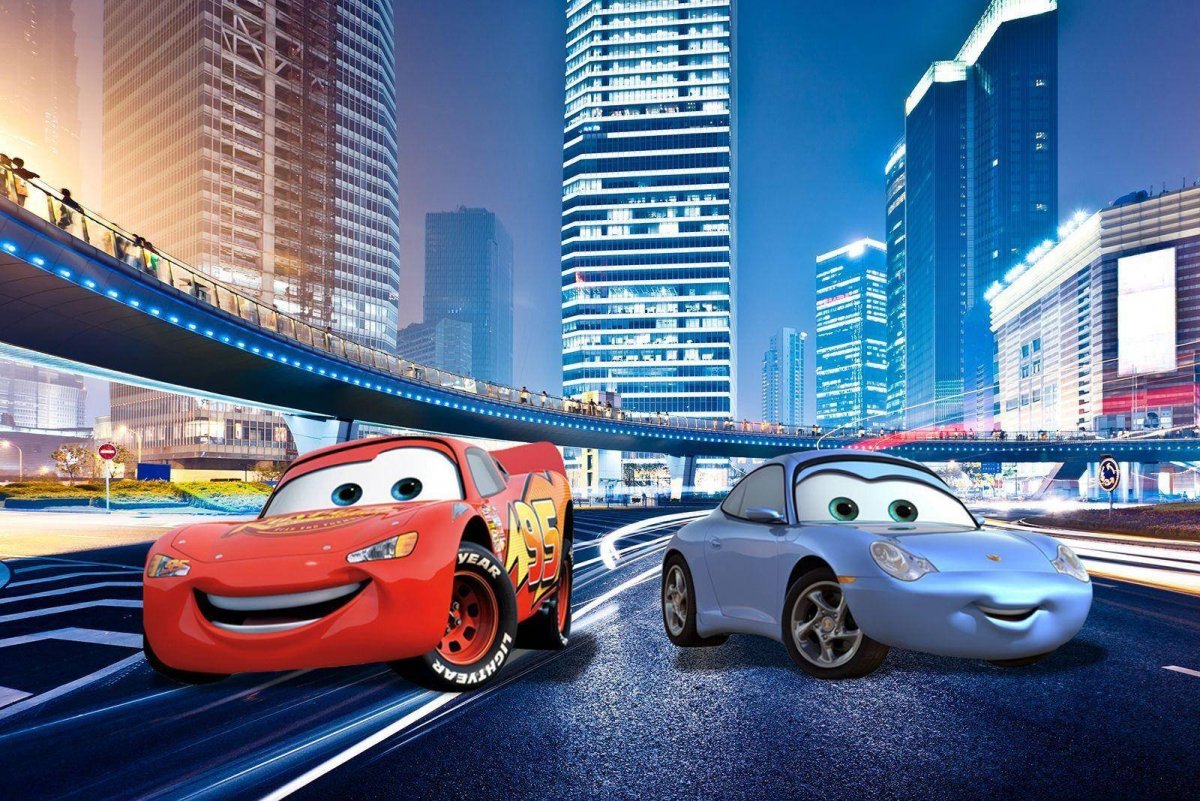 Фотообои молния Маккуин