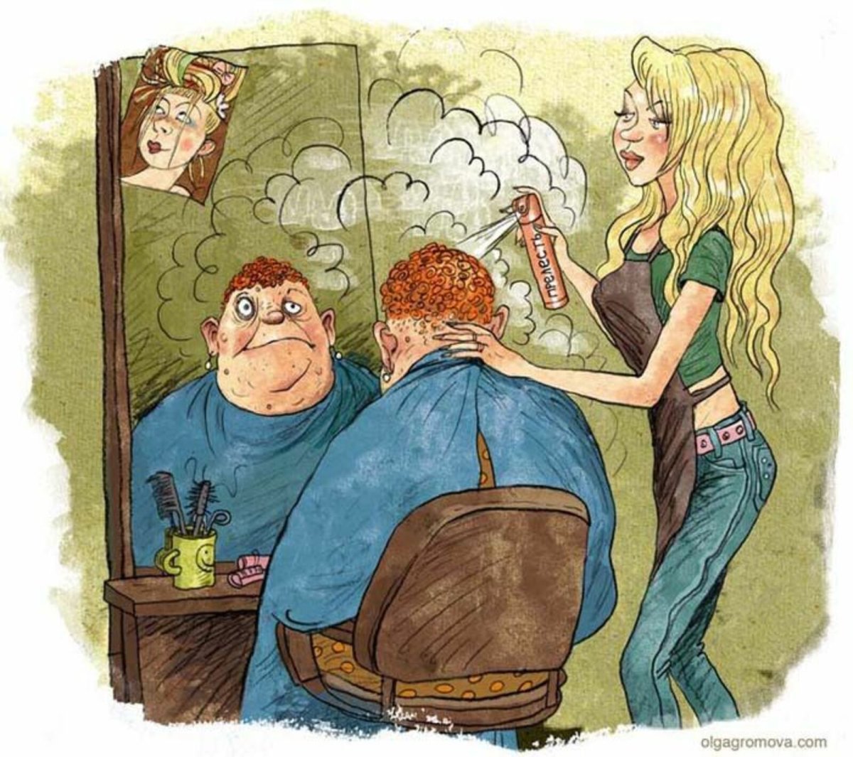 Художник карикатурист Ольга Громова