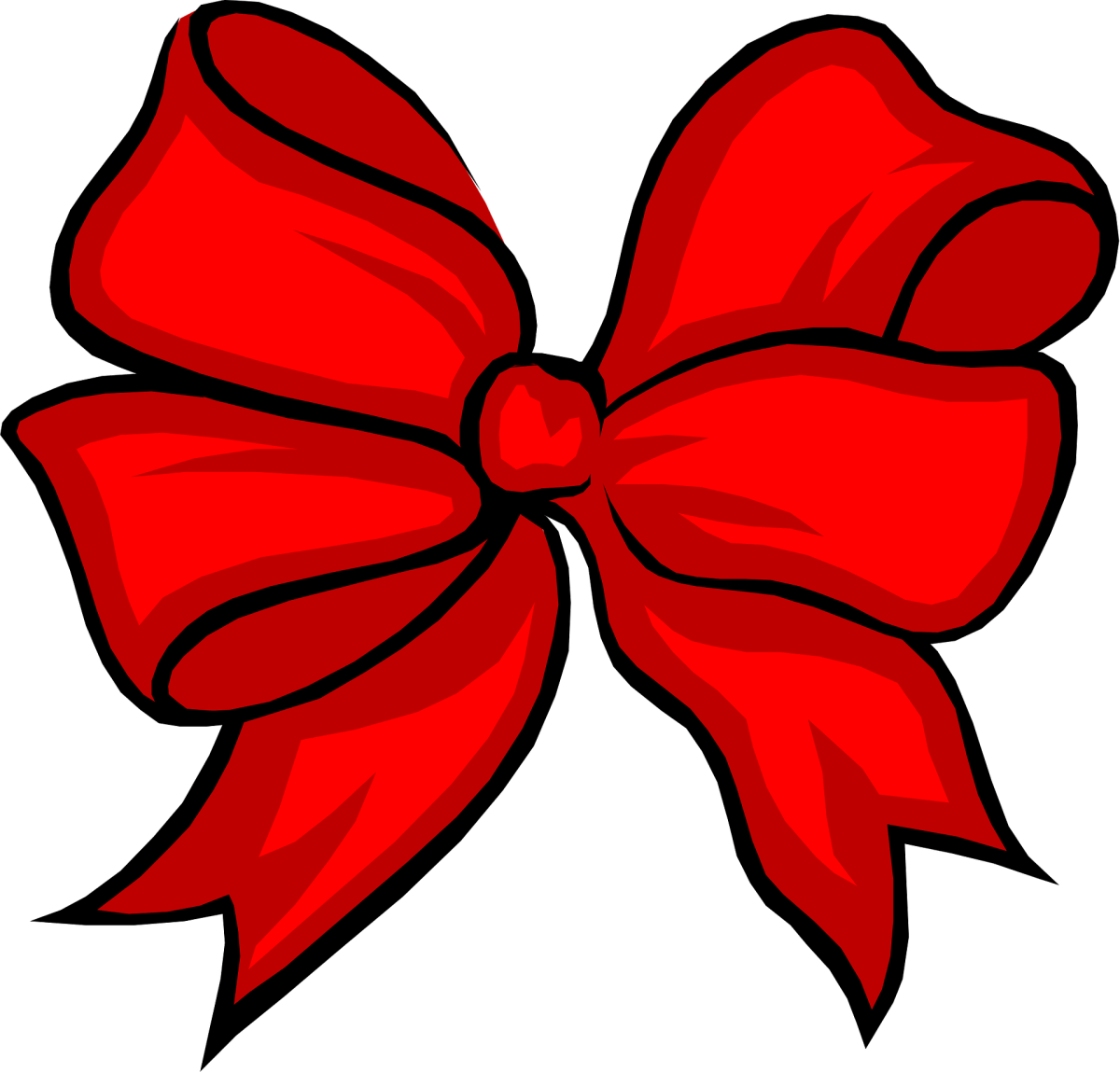 Нарисовать бантик