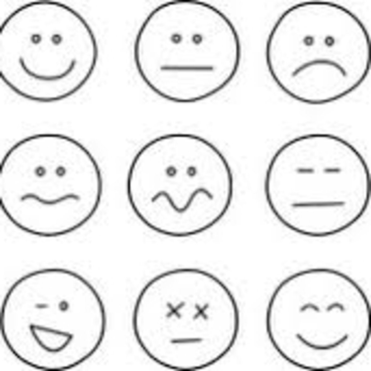 Стикеры чб для детей