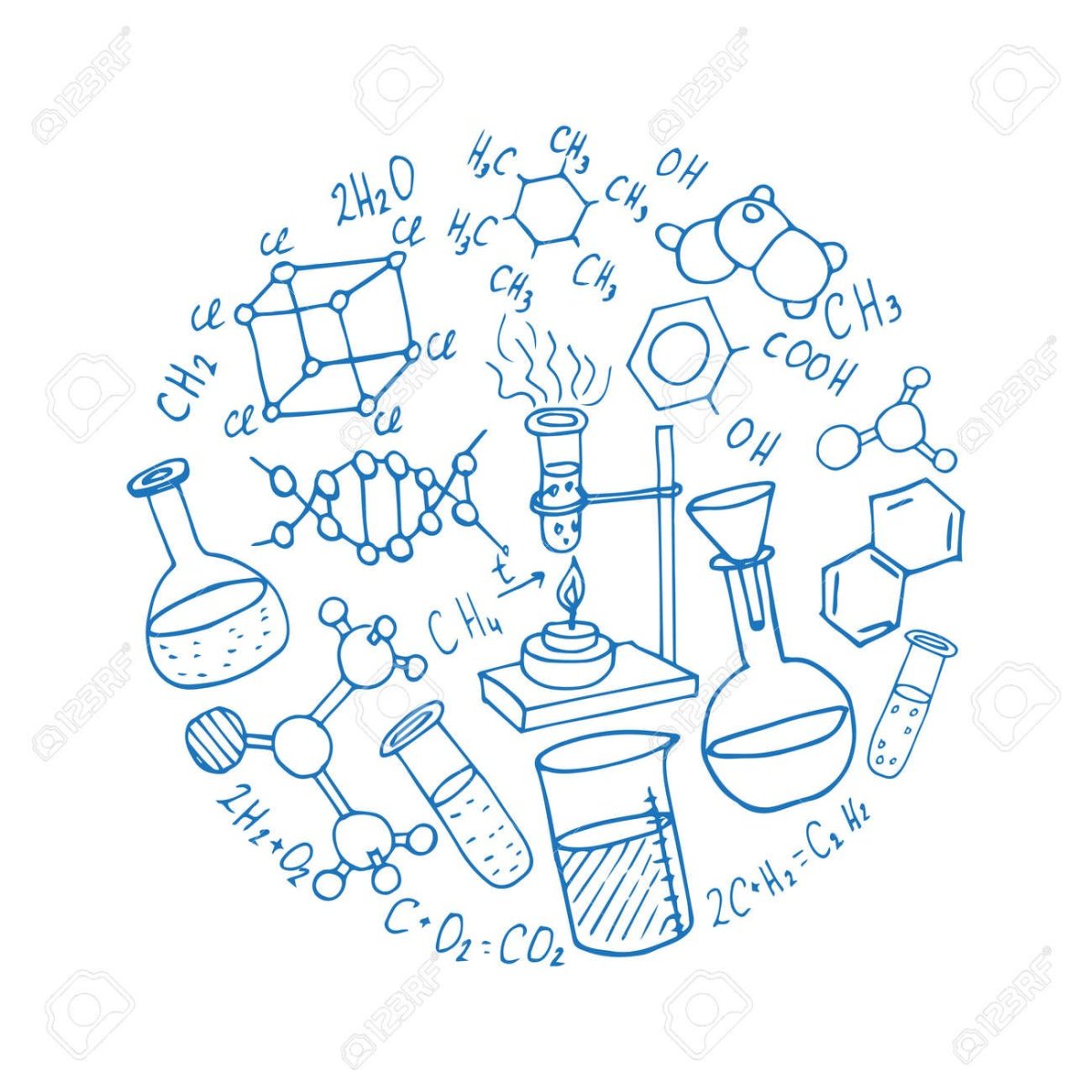 Химические рисуночки