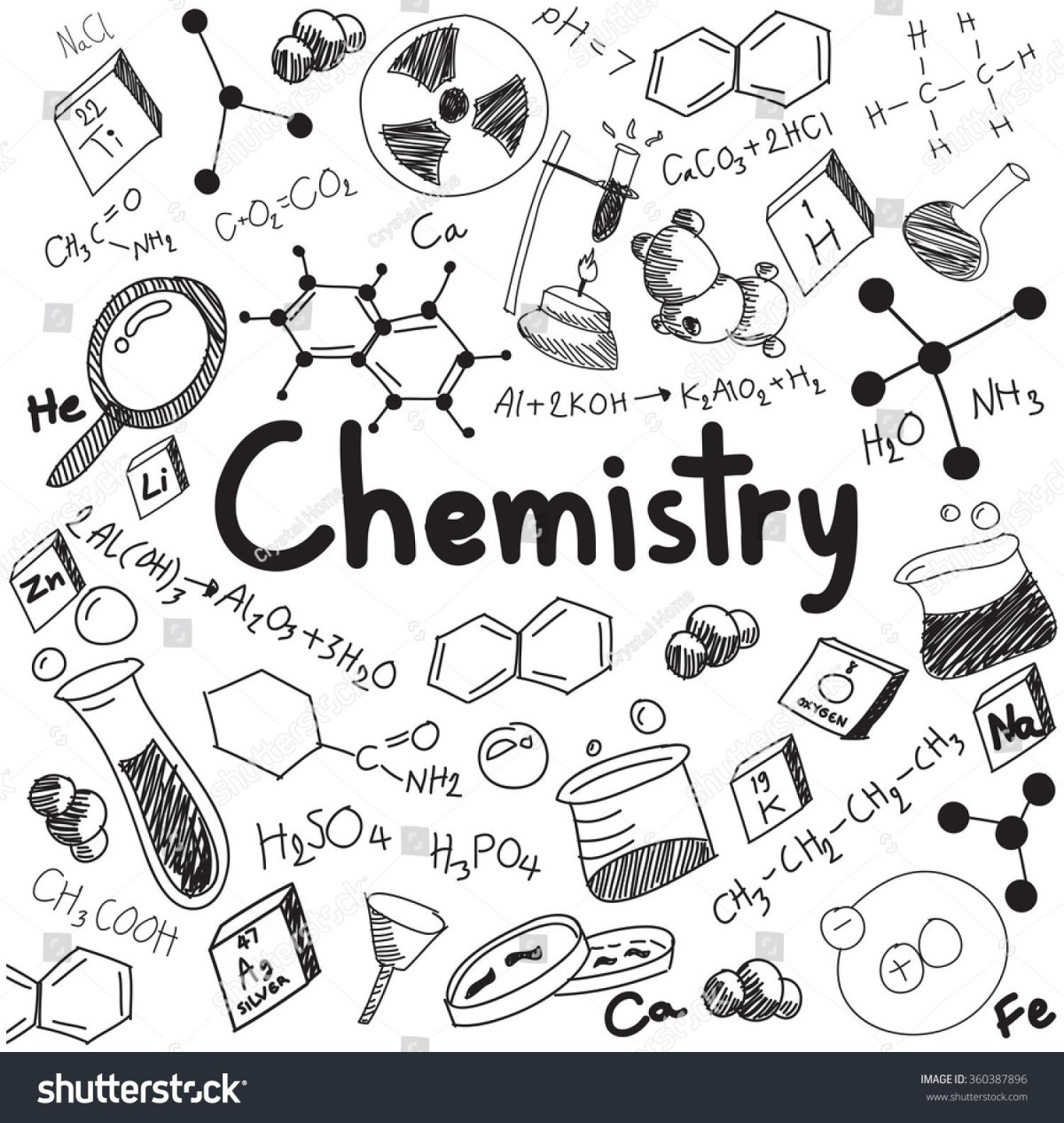 Химия надпись красиво