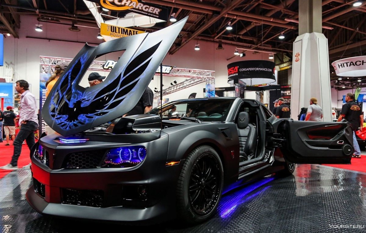 Выставка тюнингованных машин