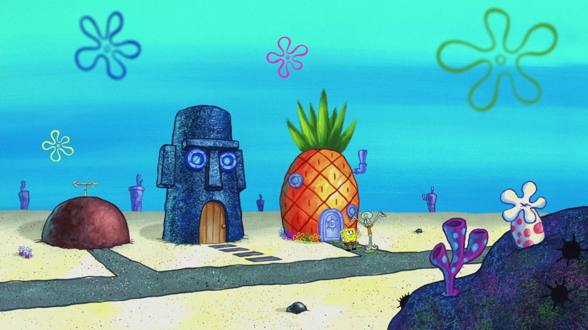 Дом губки Боба снаружи