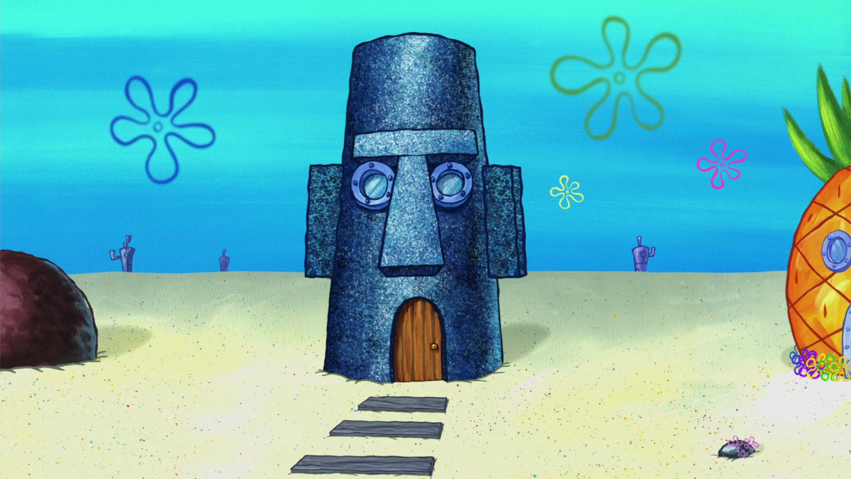 Дом Спанч Боба Сквидварда и Патрика