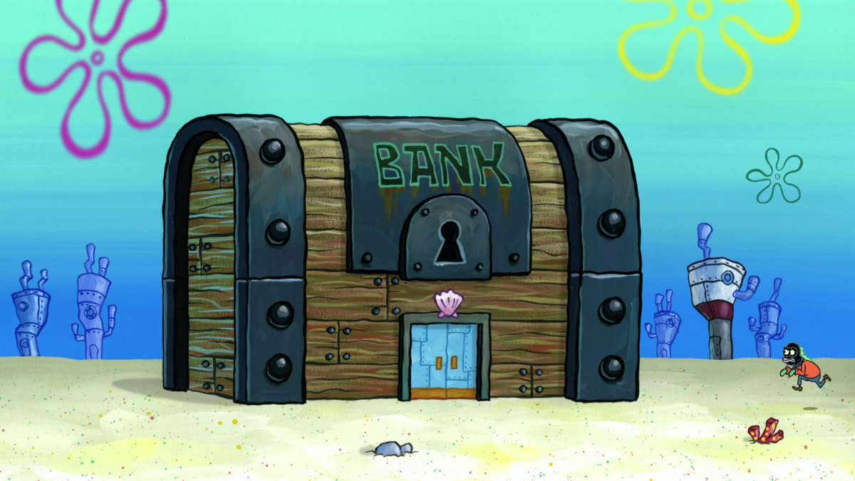 Дом губки Боба Сквидварда и Патрика