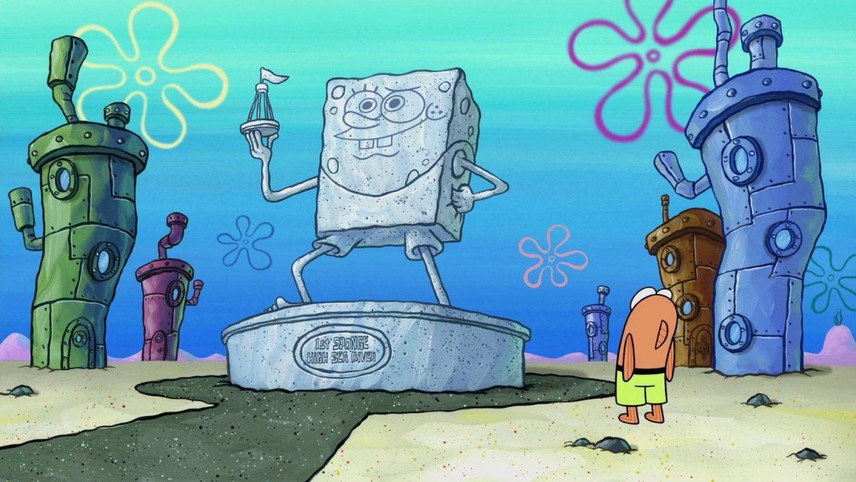 Магазин в губке Бобе. Здание