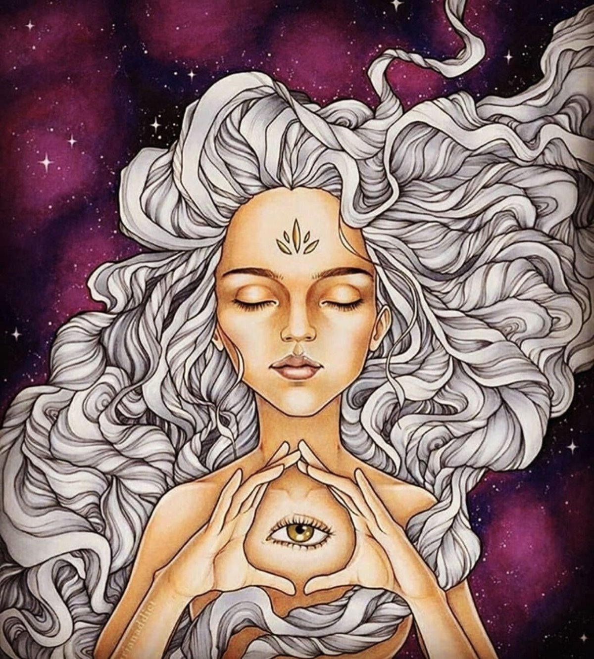 Третий глаз девушка