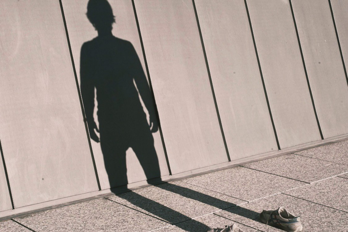 В тени человека