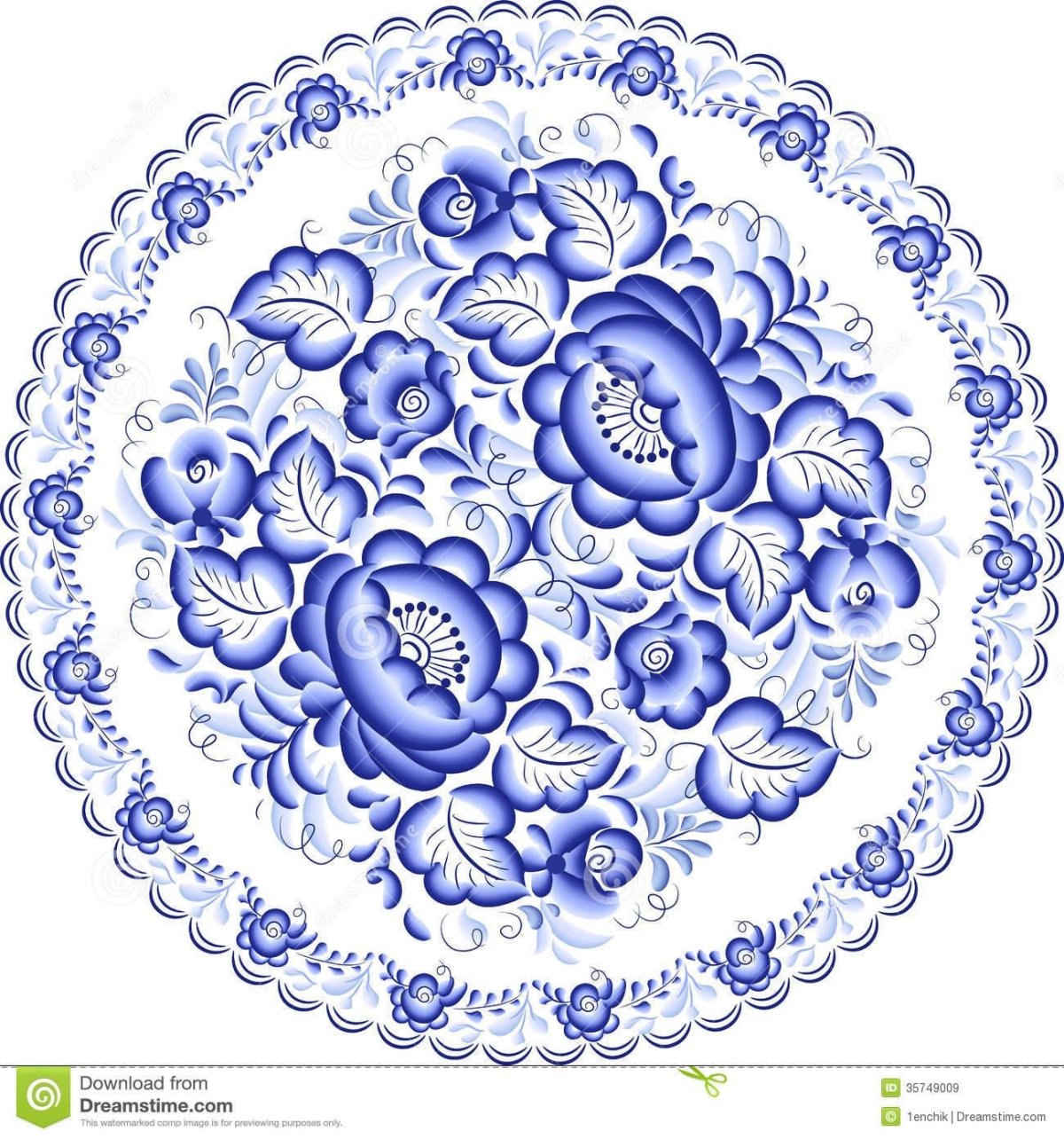 Чайный сервиз Гжель