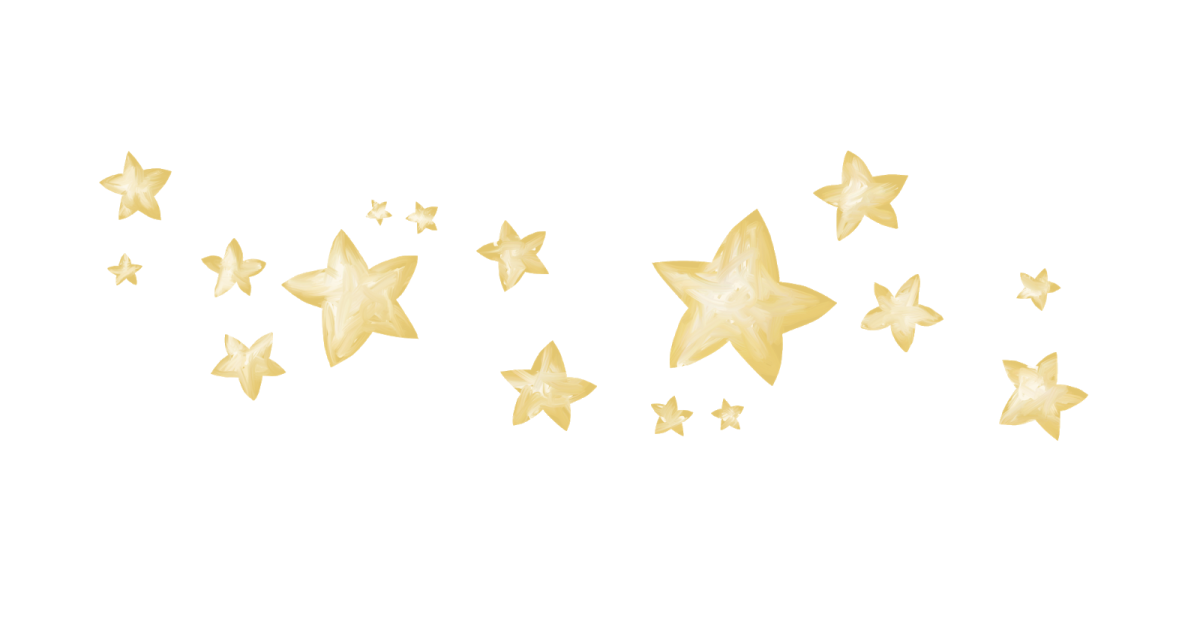 Звезды на прозрачном фоне