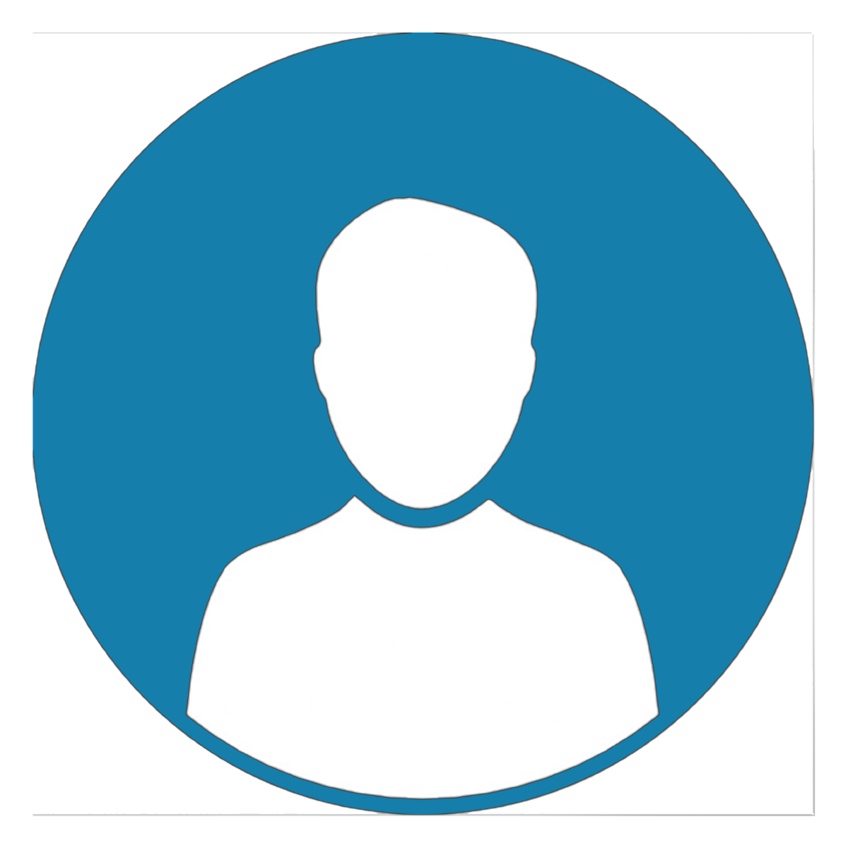 Силуэт человека в круге