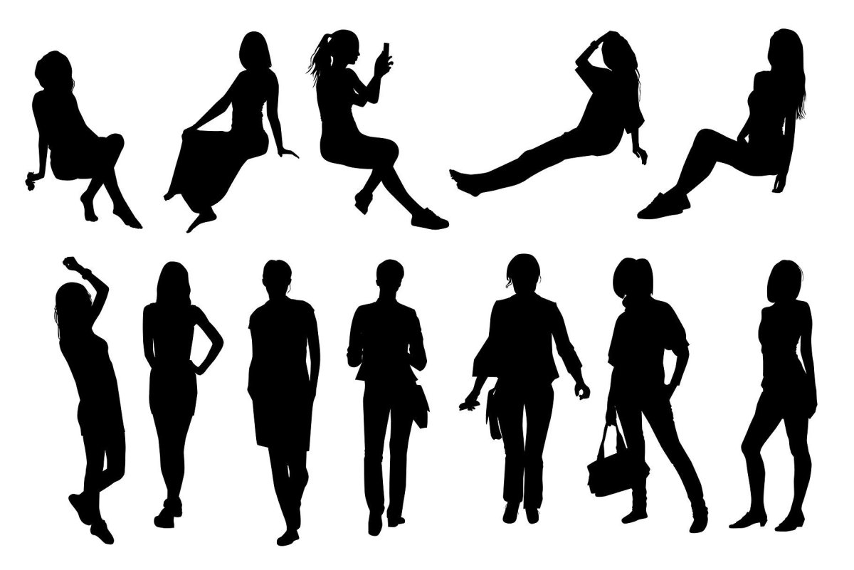 Силуэт человека