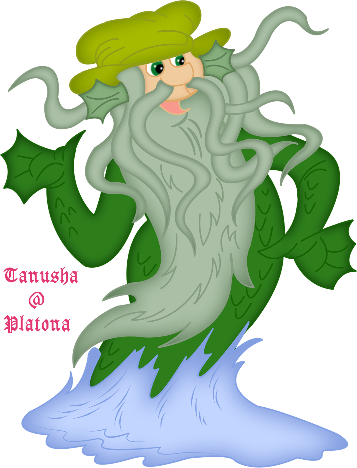 Водяной сказочный персонаж