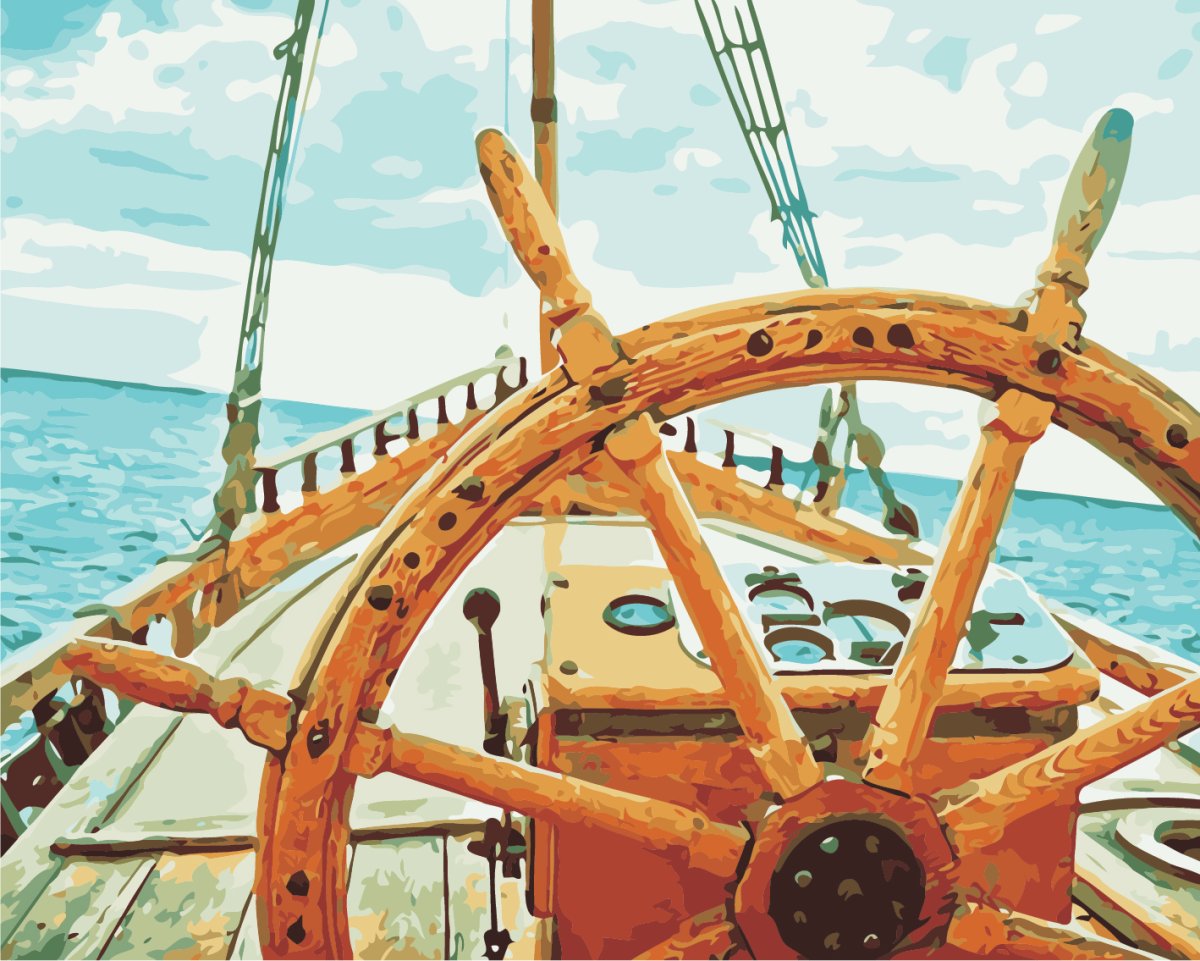 Штурвал парусника