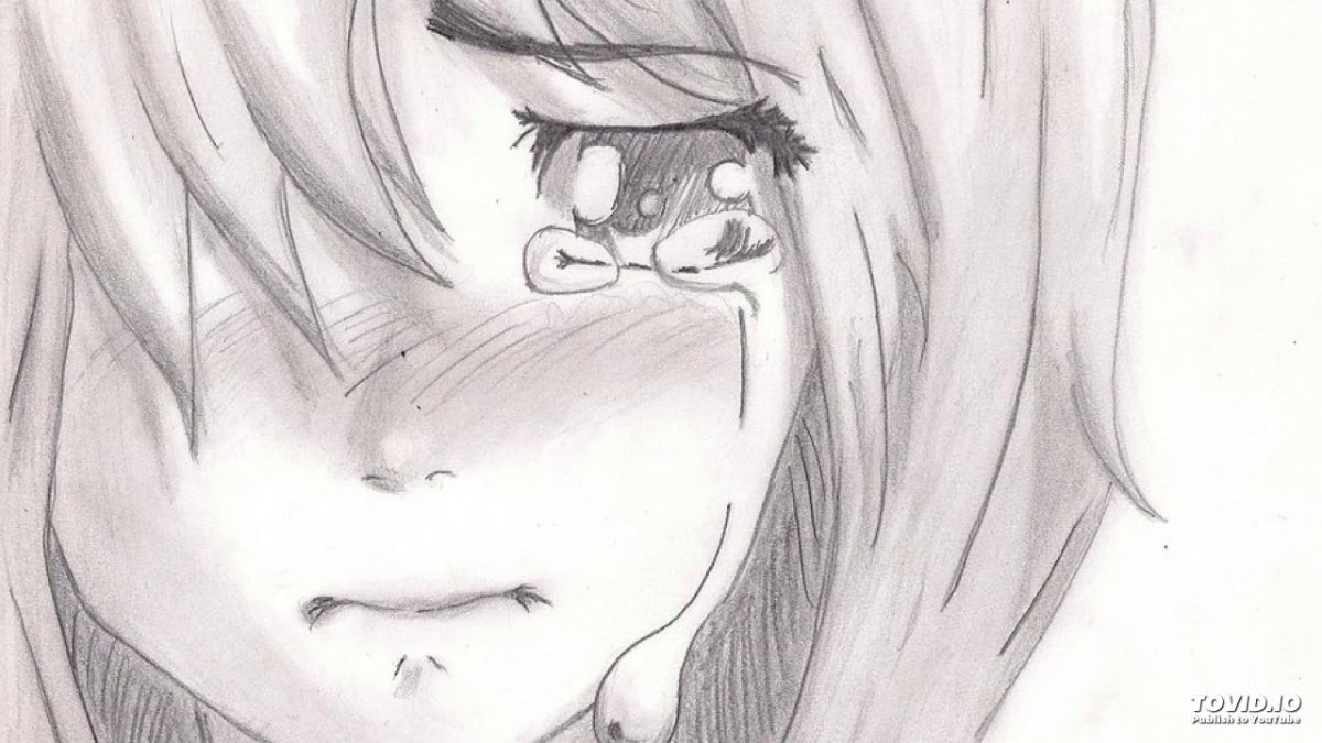 Рисунки для срисовки грустные легкие