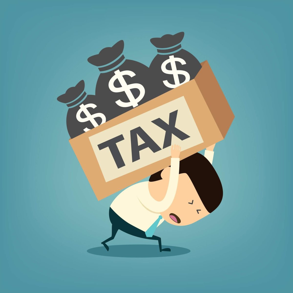 Налоги человечки