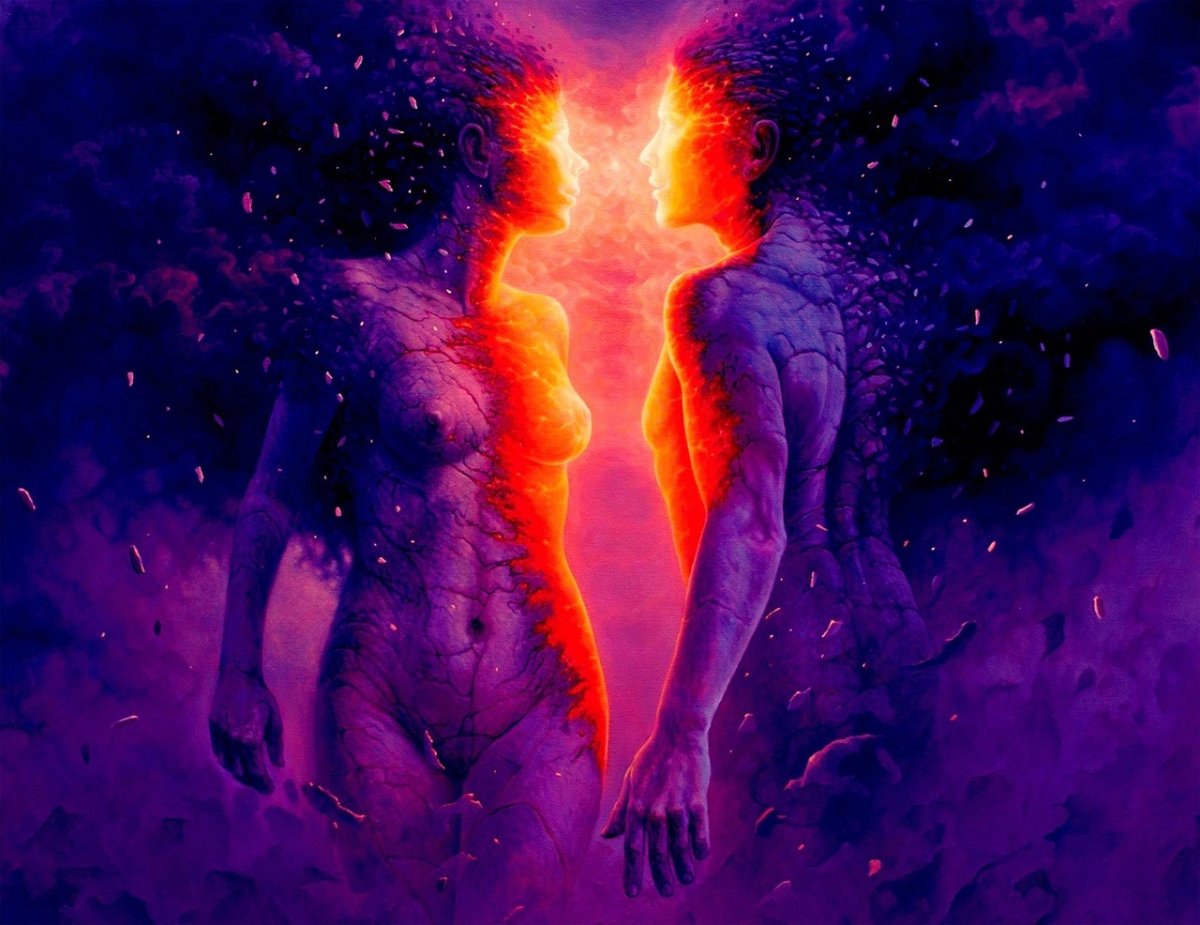 Мое Близнецовое пламя очень активный.постоянно в контакте