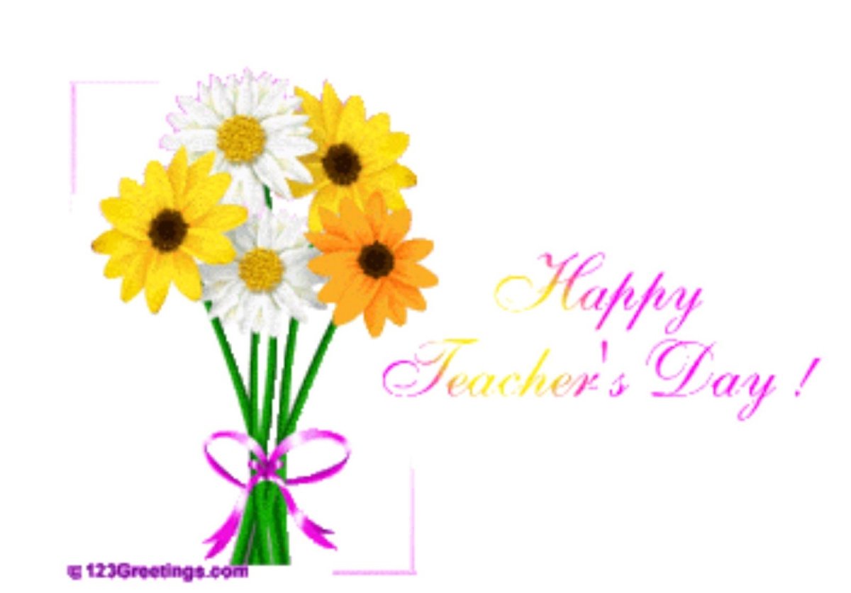 Открытка на день учителя на английском