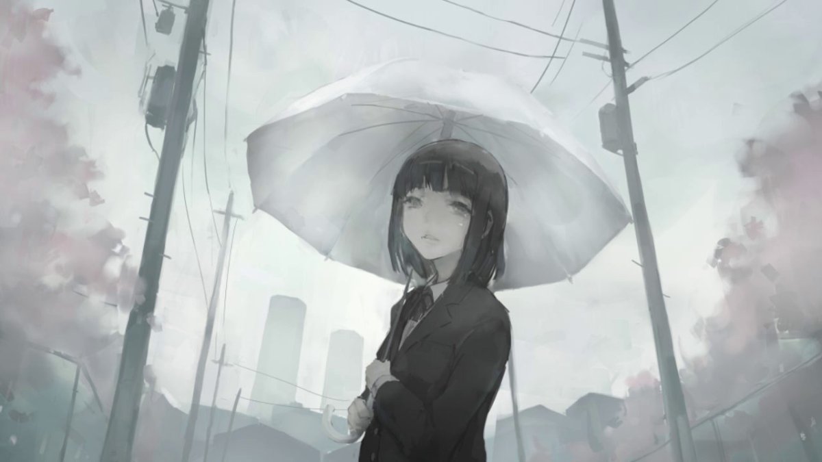 Аниме дождь