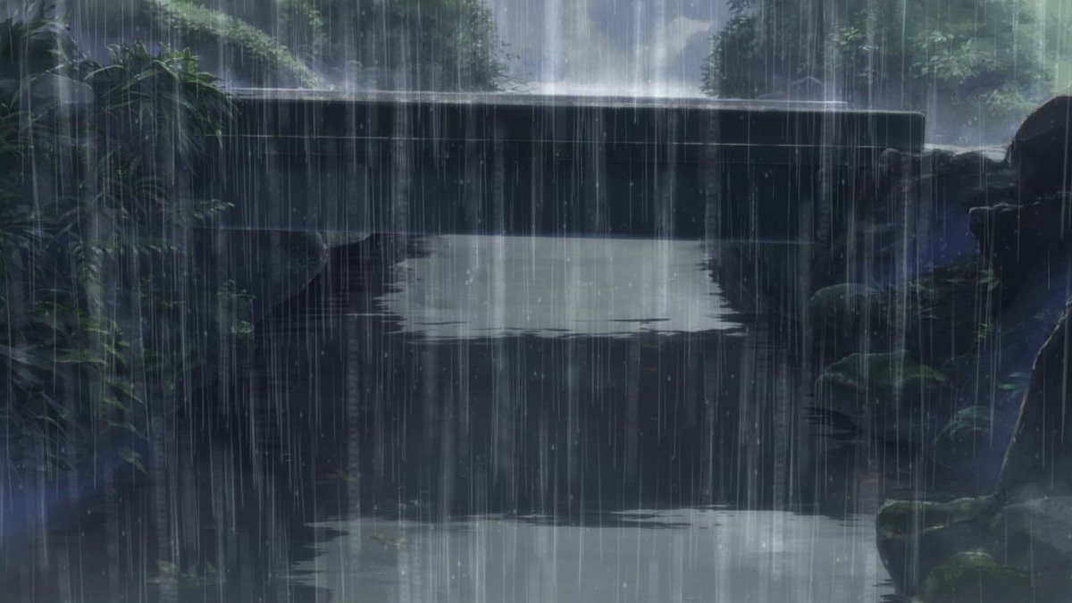 Аниме картинки дождь