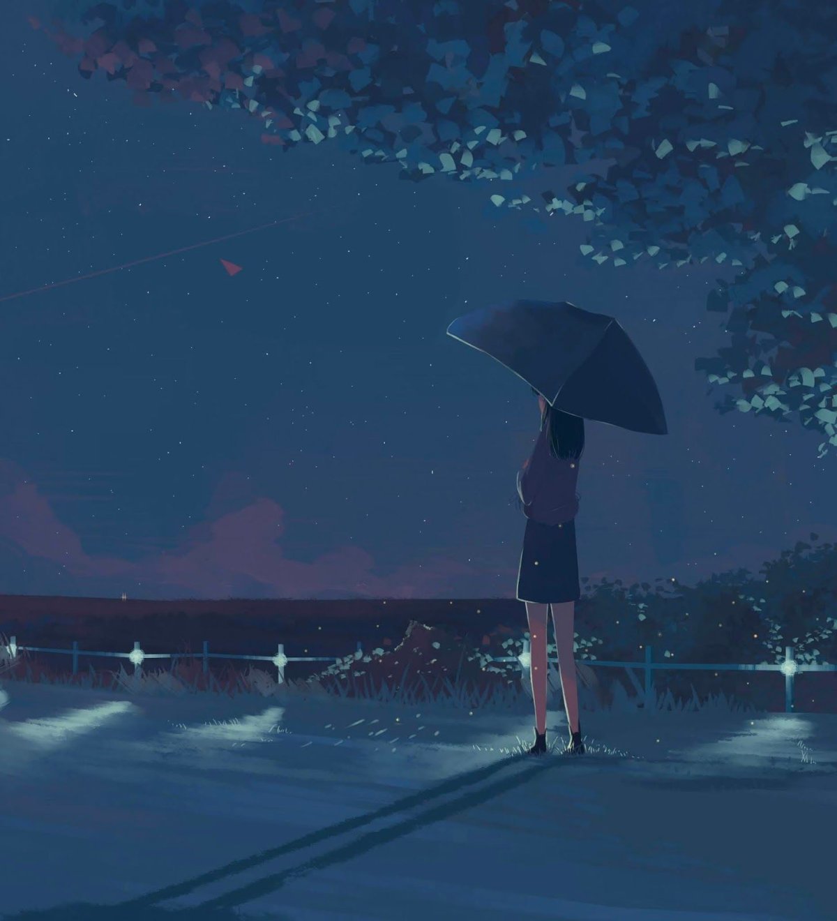 Аниме дождь