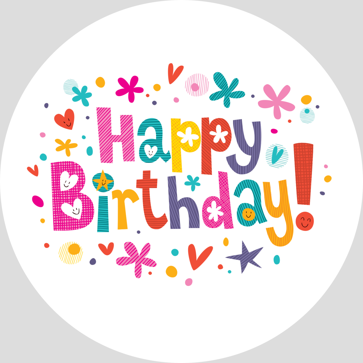 Стикеры с днём рождения