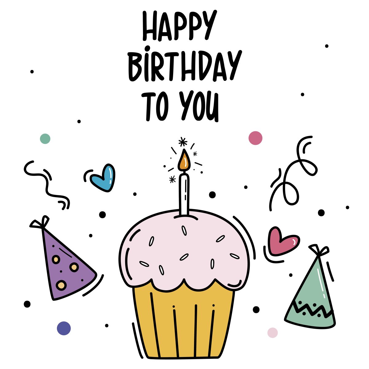 Happy Birthday рисунок