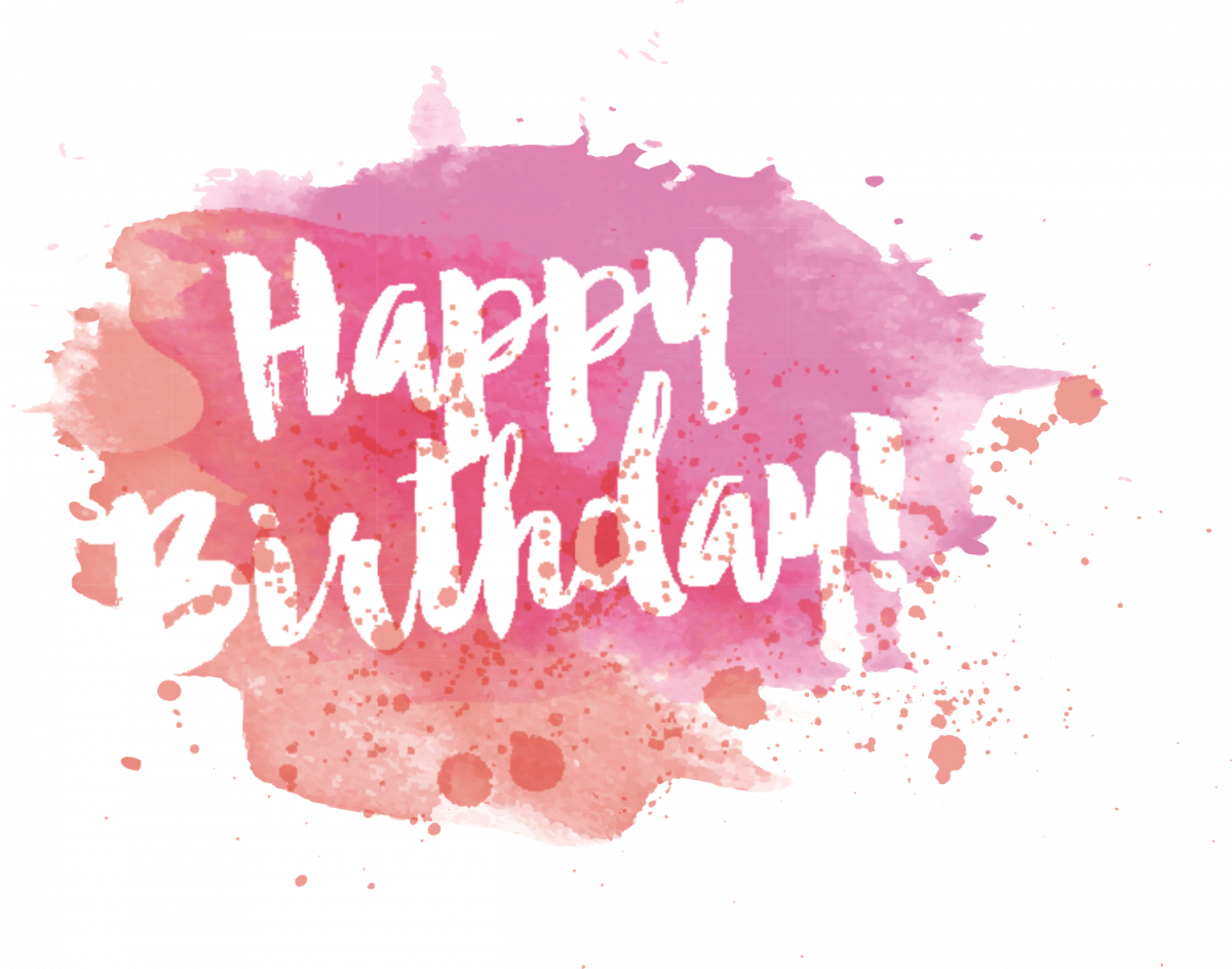 Акварельный фон для надписи