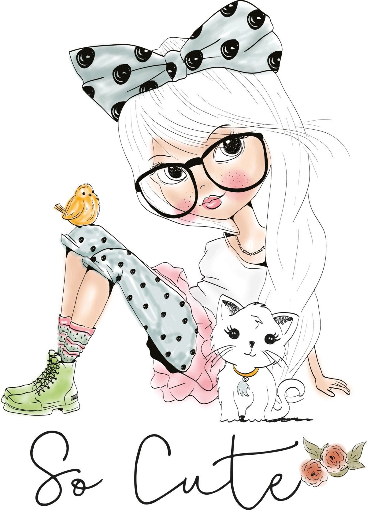 Мультяшные персонажи девушки