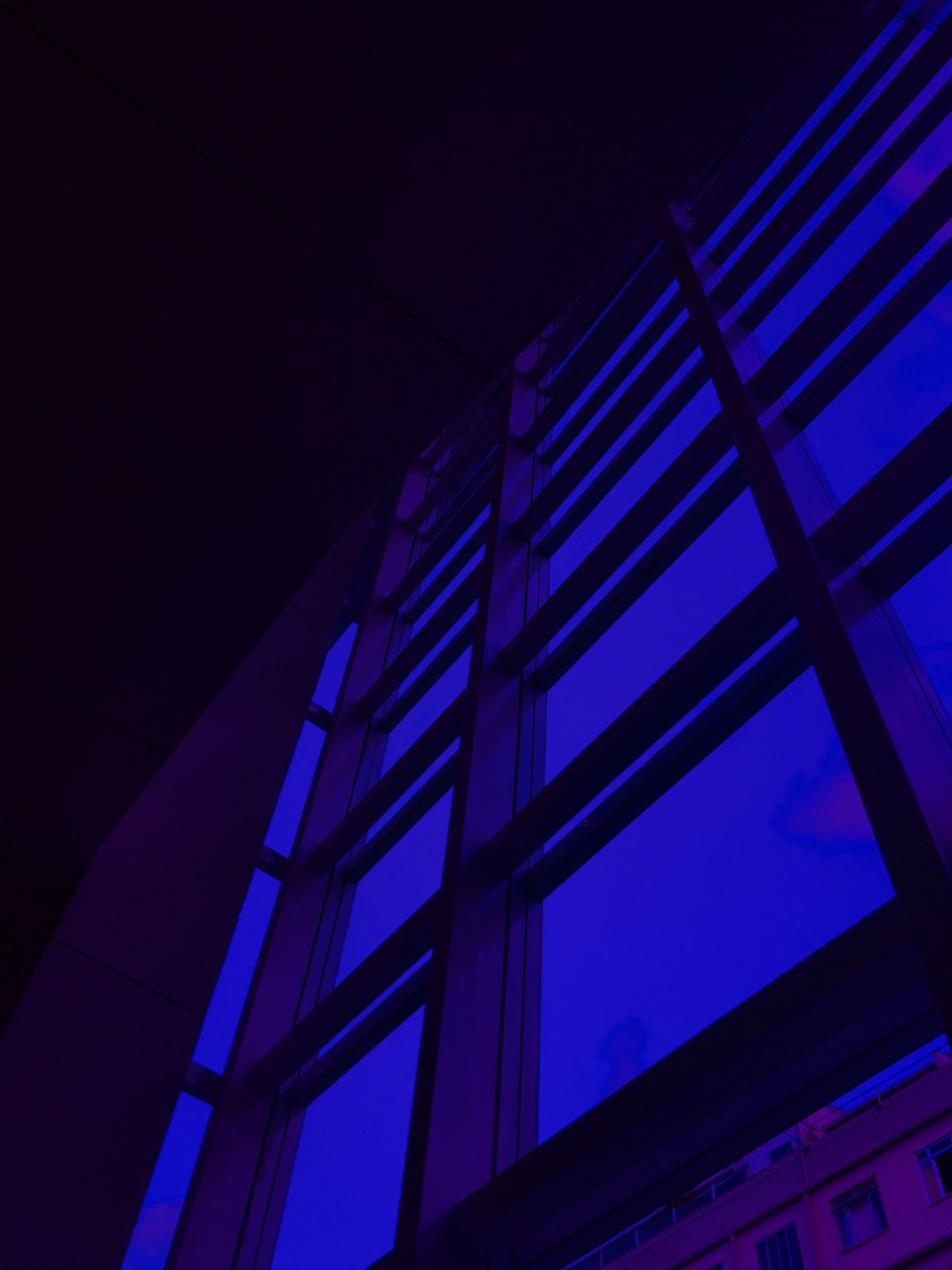 Синие Неоновые обои