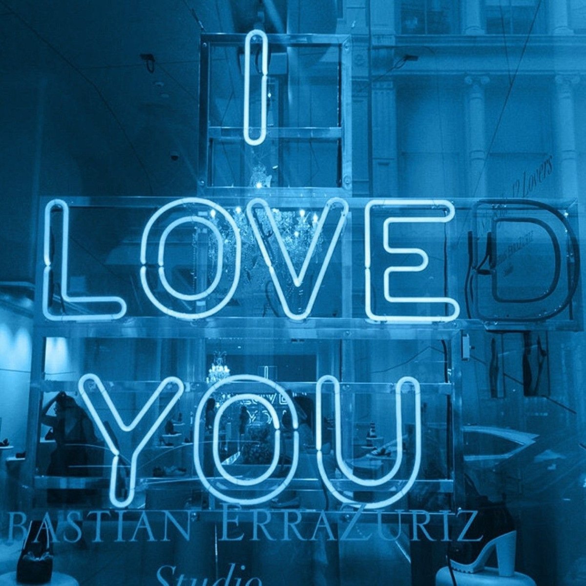 Эстетика неонового синего