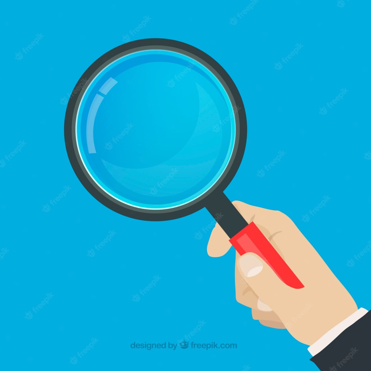 Лупа трафарет